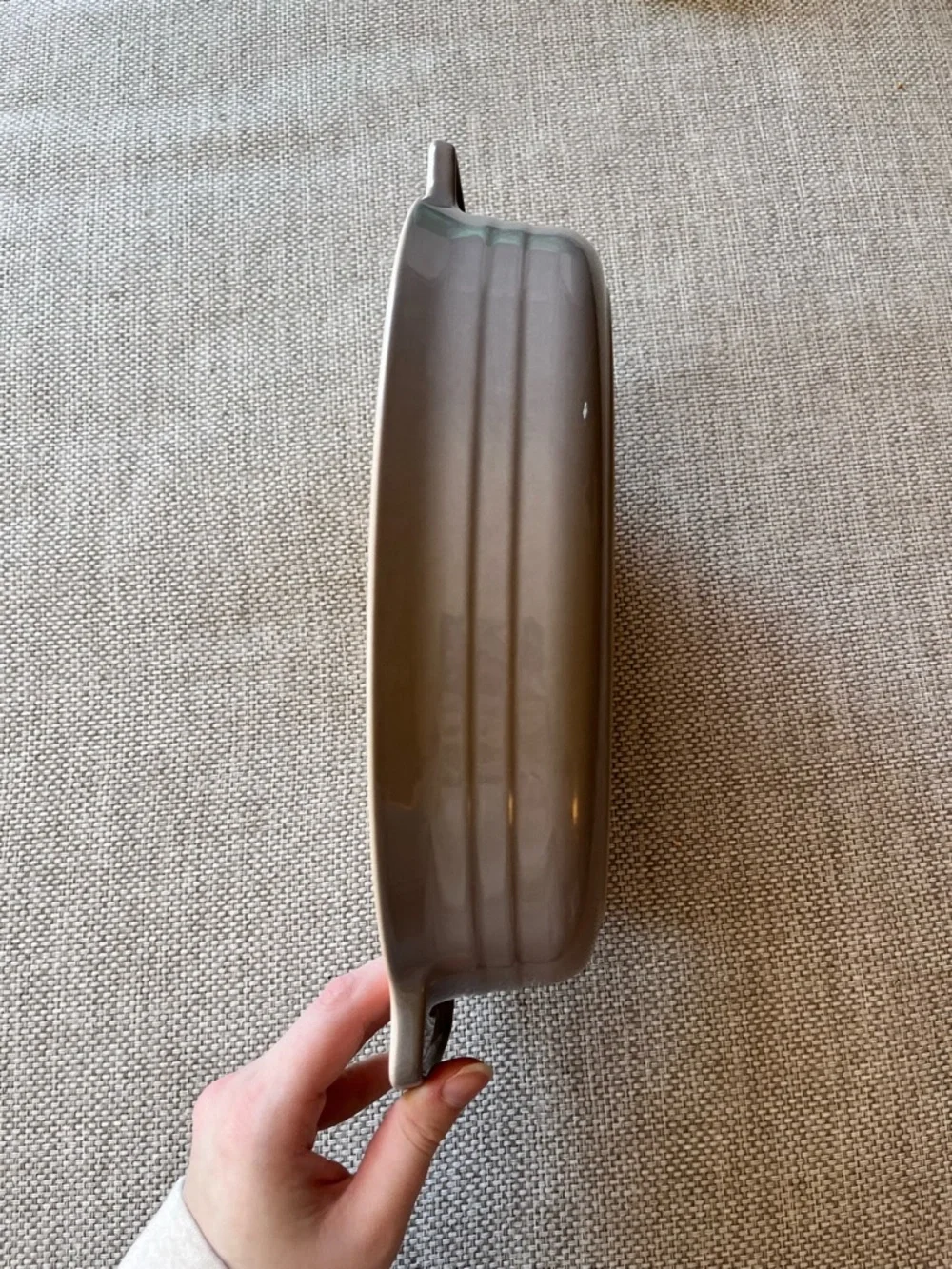 Le Creuset Stoneware Oval Dish Pan Mist Grey 27 cm